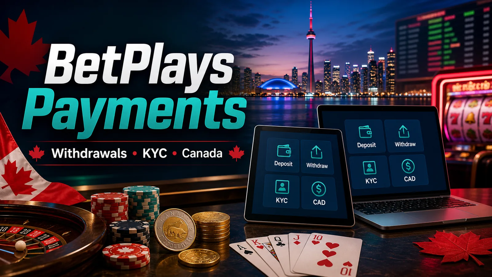 BetPlays Casino Payments and Withdrawals Canada content banner