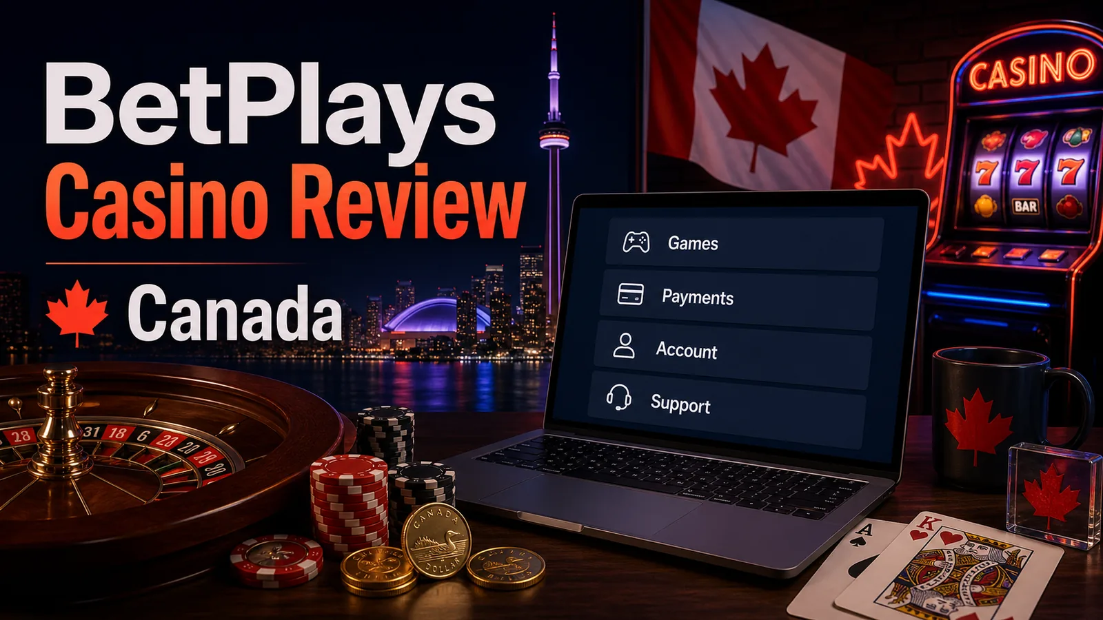 BetPlays Casino Review Canada content banner